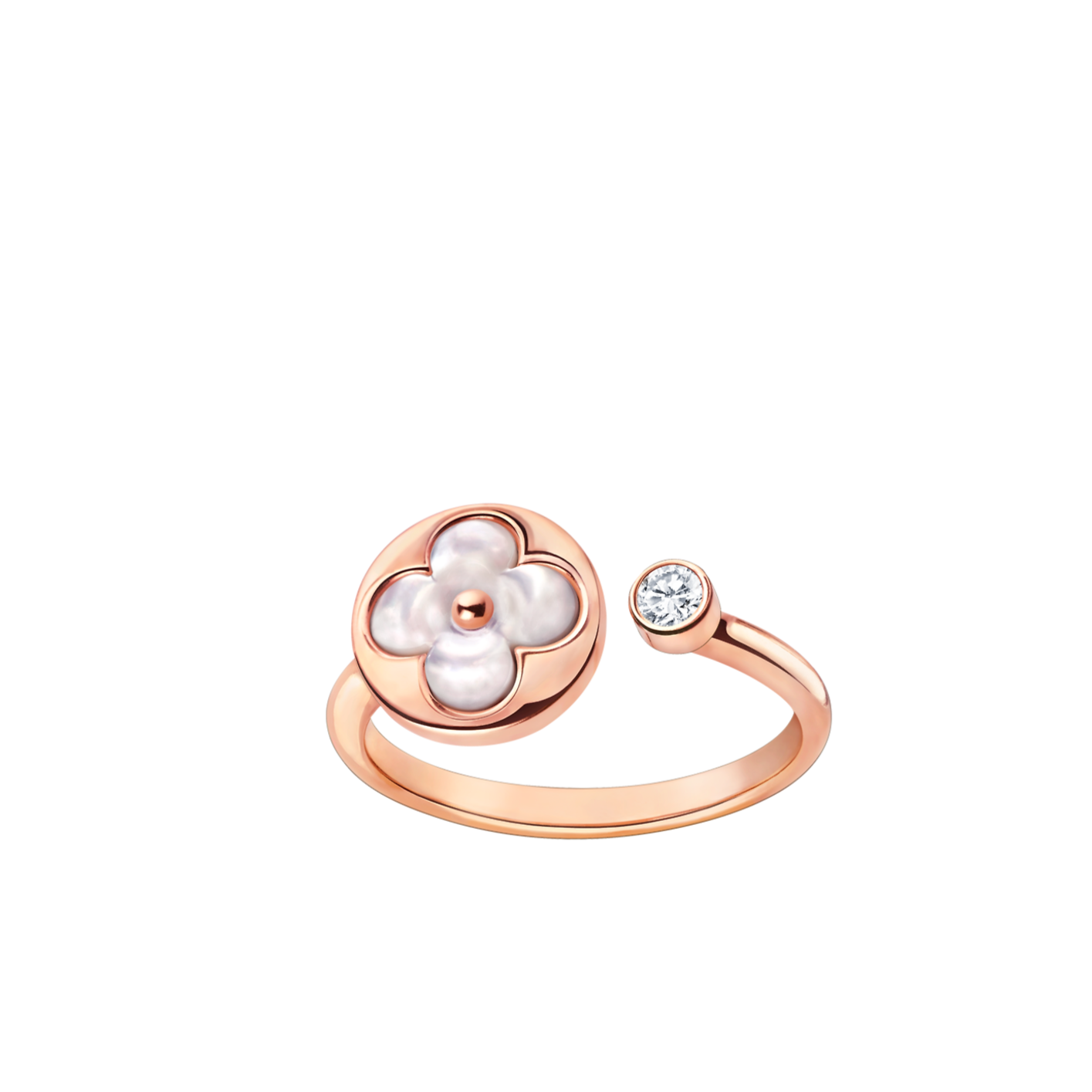 [LUXORA]SUN 1 DIAMOND PINK MOP RING