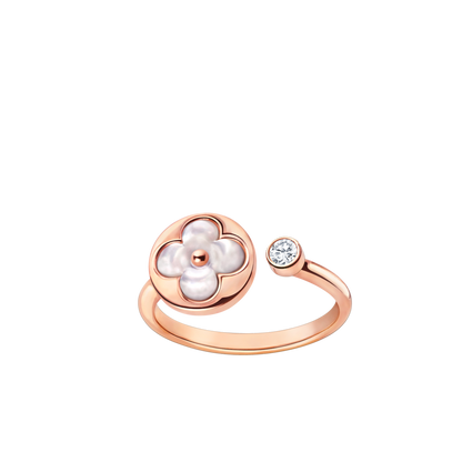 [LUXORA]SUN 1 DIAMOND PINK MOP RING