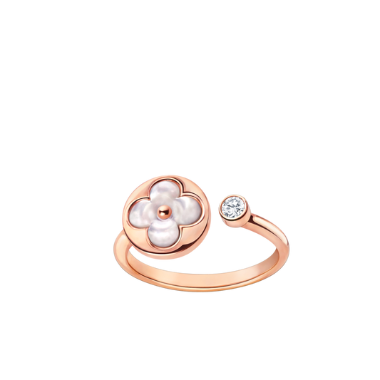[LUXORA]SUN 1 DIAMOND PINK MOP RING