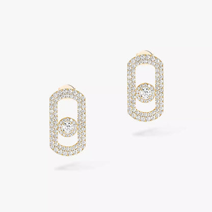 [LUXORA]So Move Pave_-Set Diamond Earrings in Silver