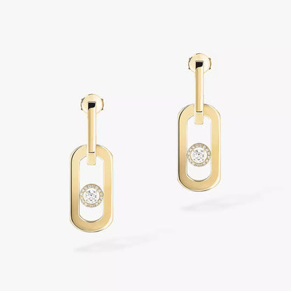 [LUXORA] So Move XL Diamond Hoop Earring