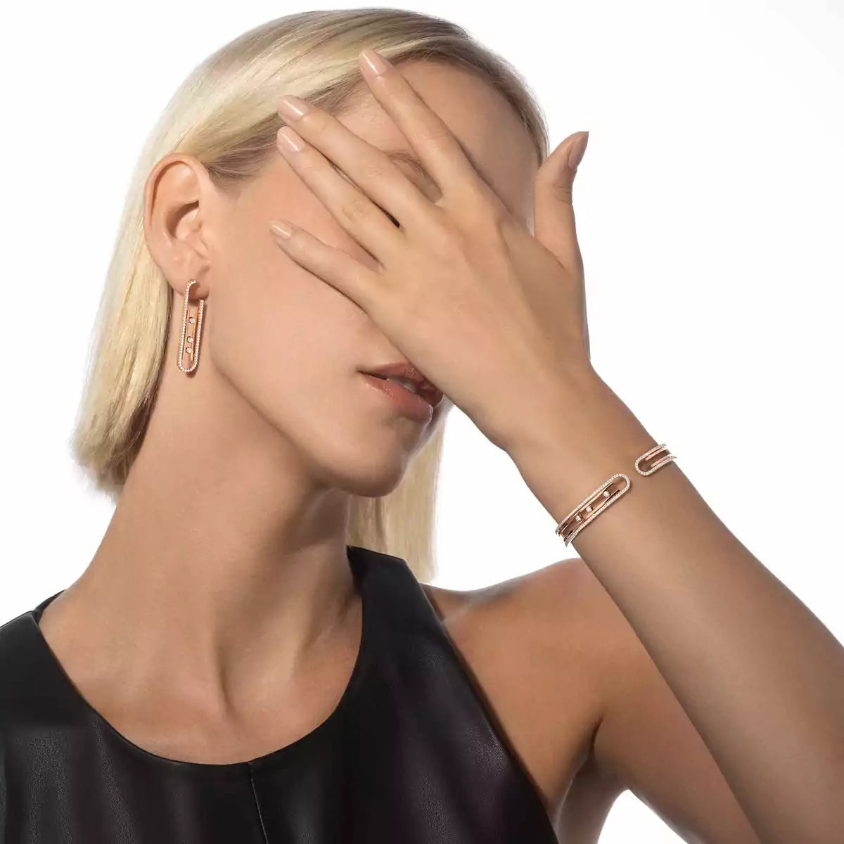 [LUXORA]Diamond Pendant Earrings Move 10Th