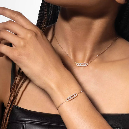 [LUXORA]Pavé Baby Move Diamond Bracelet
