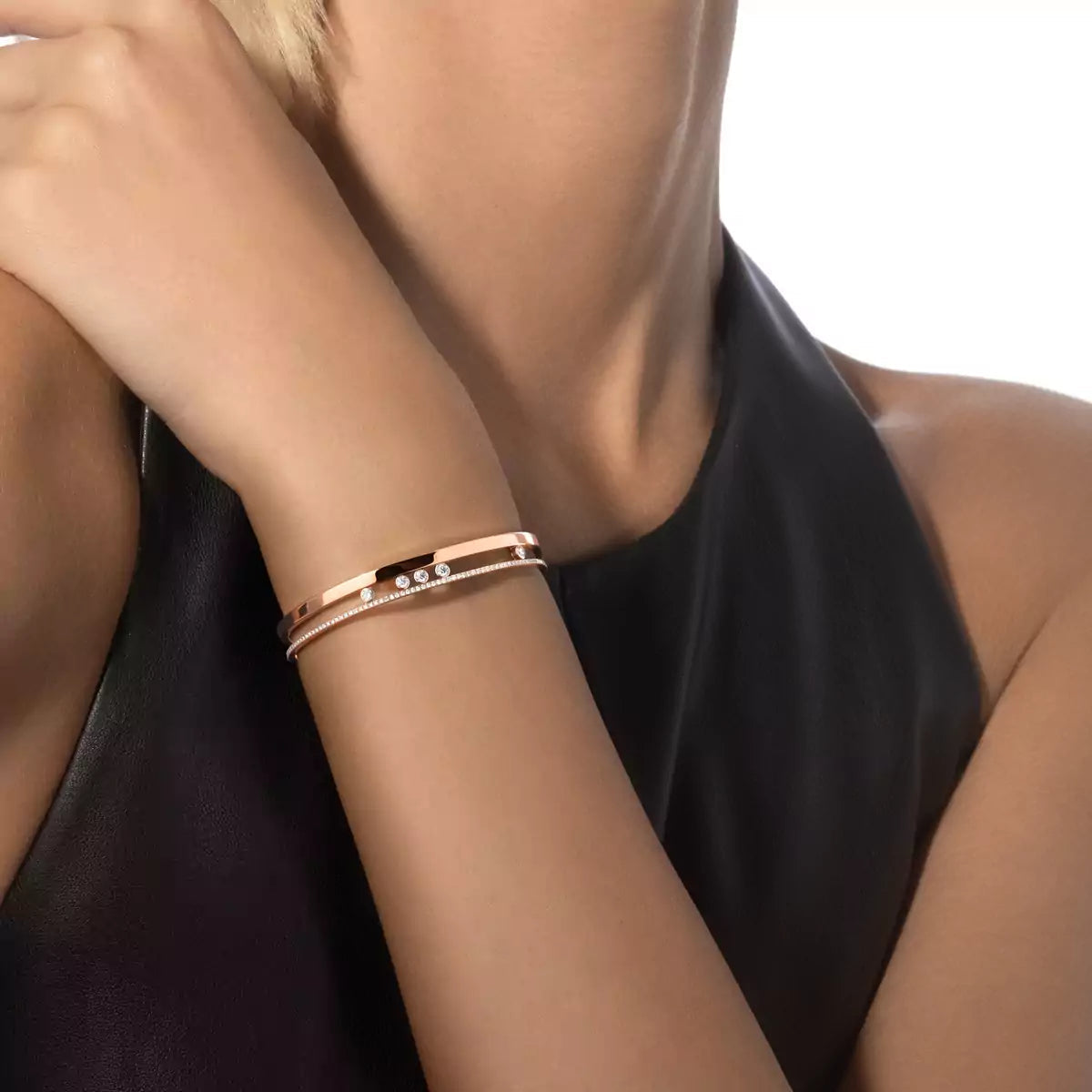 [LUXORA]Move Romane Diamond Bangle Bracelet
