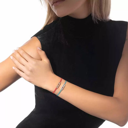 [LUXORA]Messika Care(s) pink cord pavé bracelet