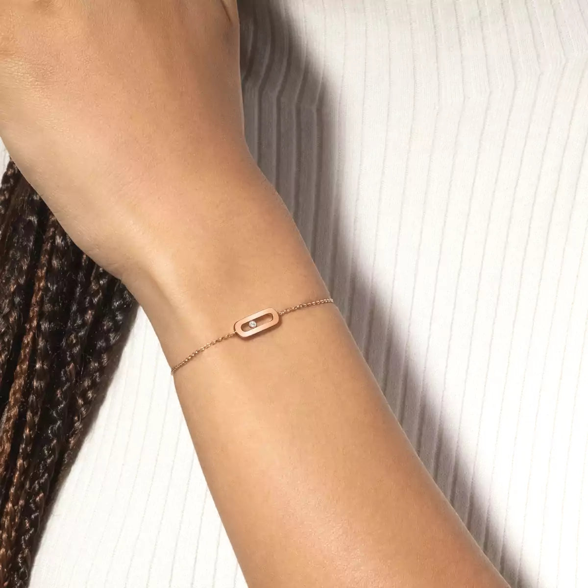 [LUXORA]Move Uno Diamond Bracelet