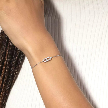 [LUXORA]Move Uno Diamond Bracelet