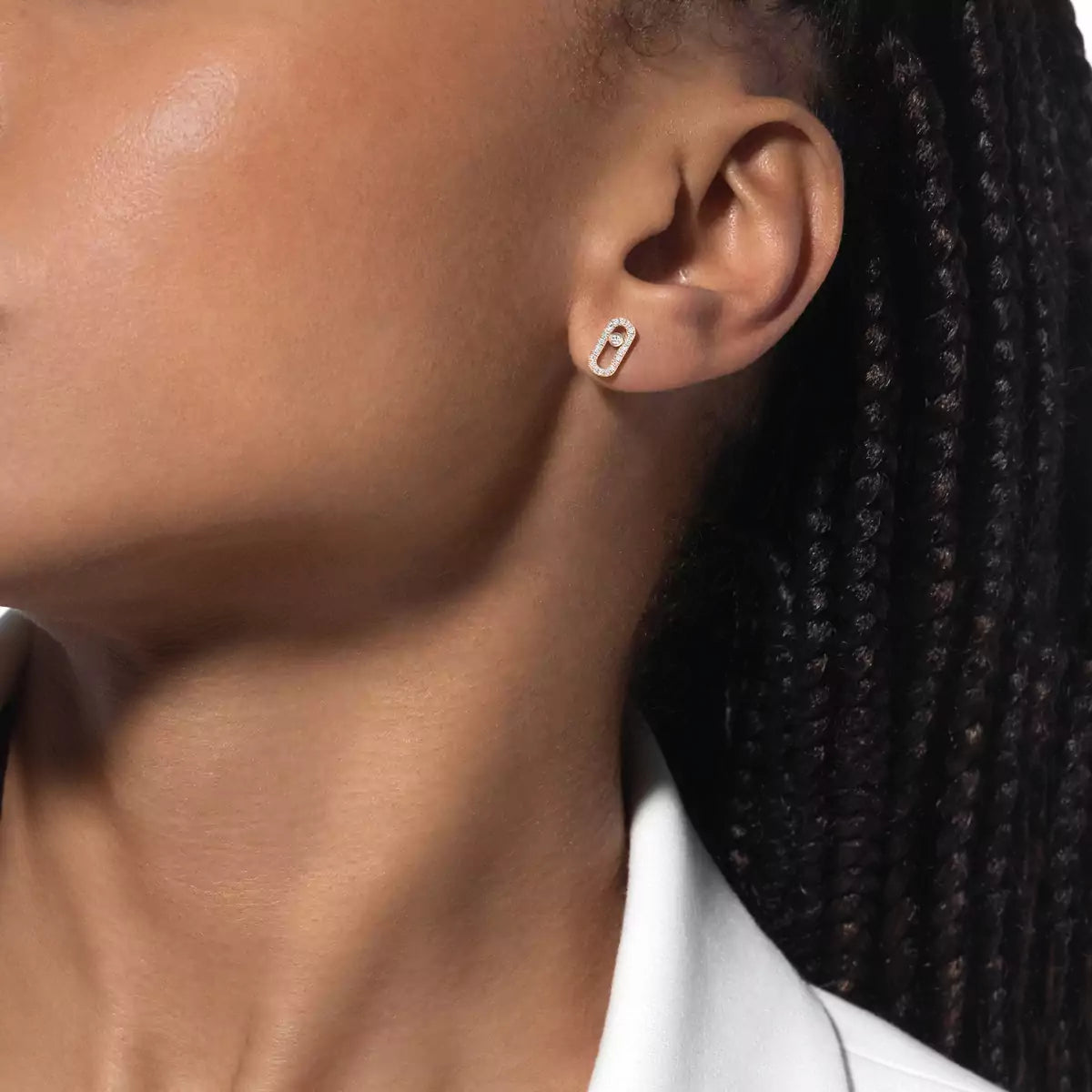 [LUXORA]Move Uno Diamond Earrings