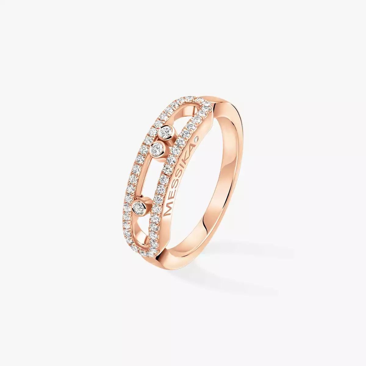 [LUXORA] Baby Move Gold Diamond Pave_ Ring