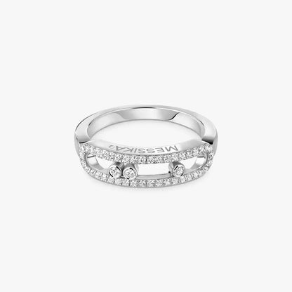 [LUXORA] Baby Move Gold Diamond Pave_ Ring