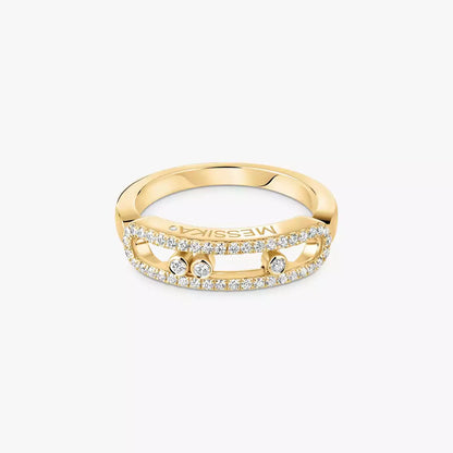 [LUXORA] Baby Move Gold Diamond Pave_ Ring
