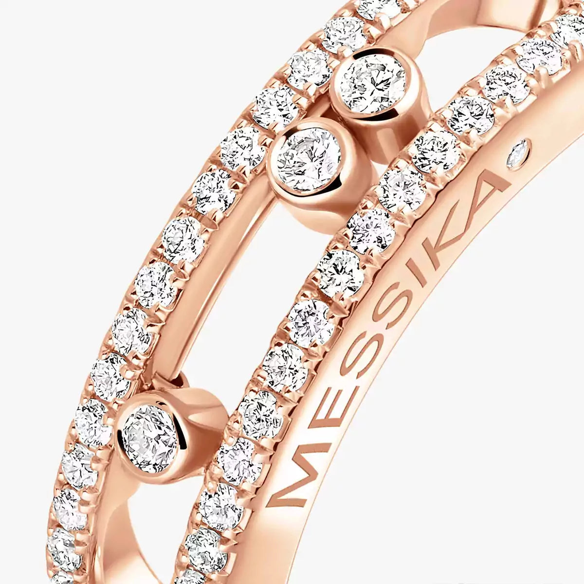 [LUXORA] Baby Move Gold Diamond Pave_ Ring