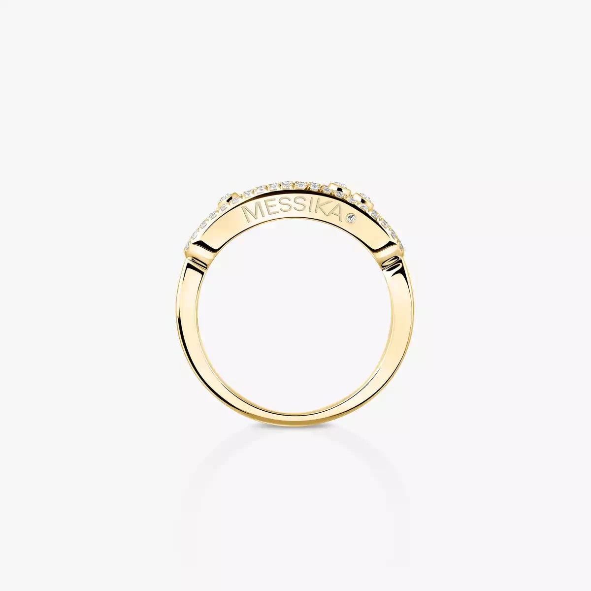 [LUXORA] Baby Move Gold Diamond Pave_ Ring