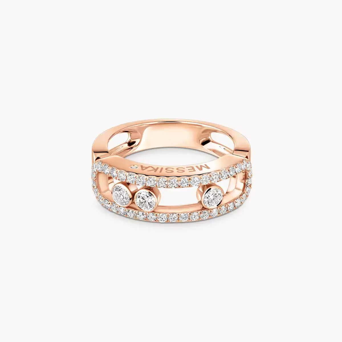 [LUXORA] Move Gold Diamond Pave_ Ring