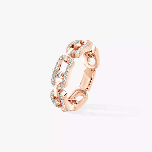 [LUXORA]Move Link Pave_-Set Diamond Ring in Gold