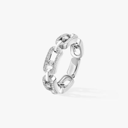 [LUXORA]Move Link Pave_-Set Diamond Ring in Gold