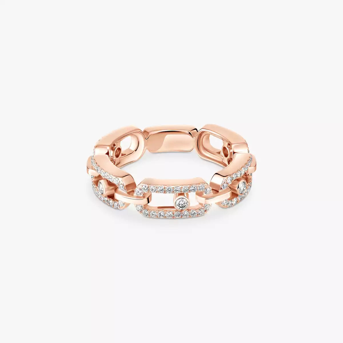 [LUXORA]Move Link Pave_-Set Diamond Ring in Gold