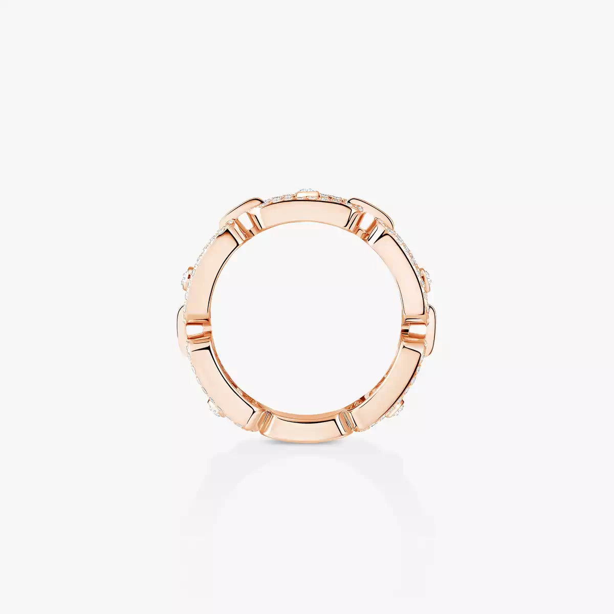 [LUXORA]Move Link Pave_-Set Diamond Ring in Gold
