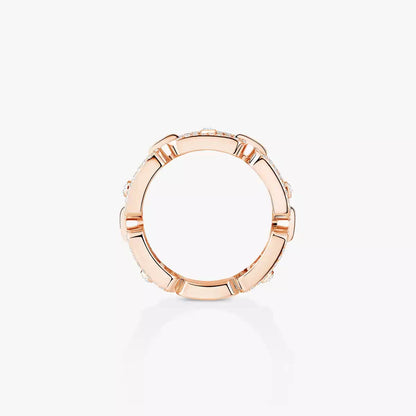 [LUXORA]Move Link Pave_-Set Diamond Ring in Gold