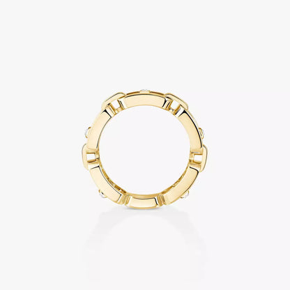 [LUXORA]Move Link Pave_-Set Diamond Ring in Gold