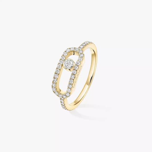 [LUXORA]Move Uno Diamond Ring in Gold