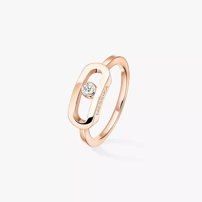 [LUXORA]Move Uno Diamond Ring in Gold