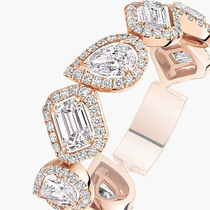[LUXORA]Diamond Wedding Ring My Twin