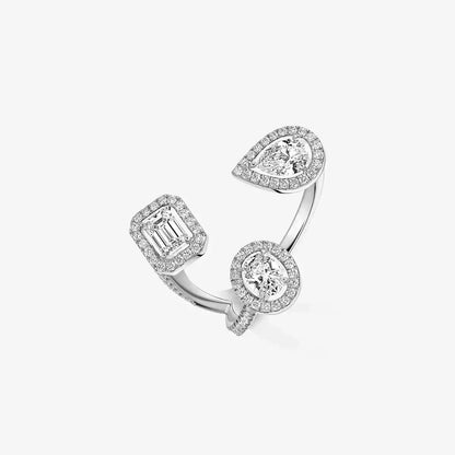 [[LUXORA] Diamond Ring 0,25ct My Twin Trilogy