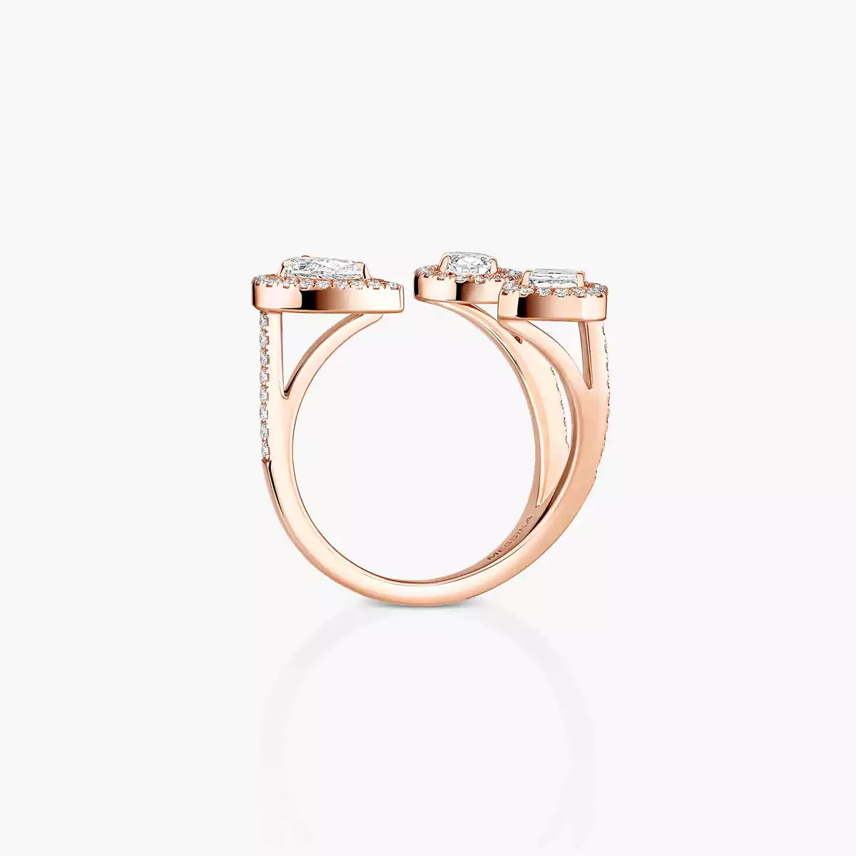 [[LUXORA] Diamond Ring 0,25ct My Twin Trilogy