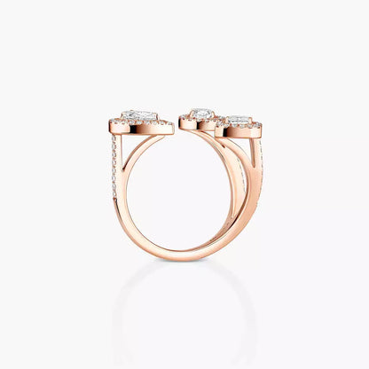 [[LUXORA] Diamond Ring 0,25ct My Twin Trilogy