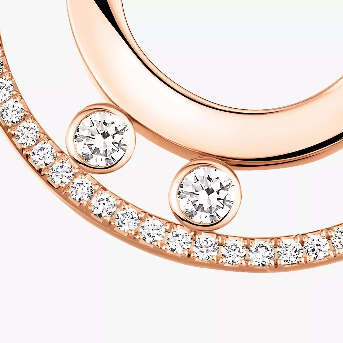 [LUXORA]Move Romane Small Diamond Hoop Earrings