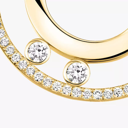 [LUXORA]Move Romane Small Diamond Hoop Earrings