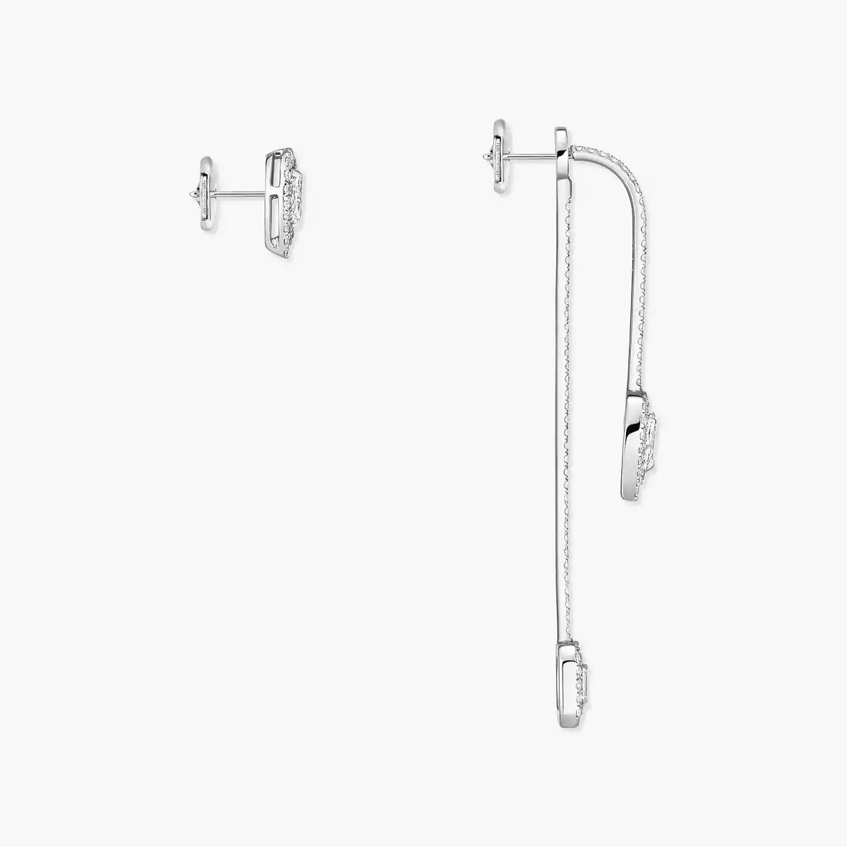 [LUXORA]Diamond Drop Earrings My Twin