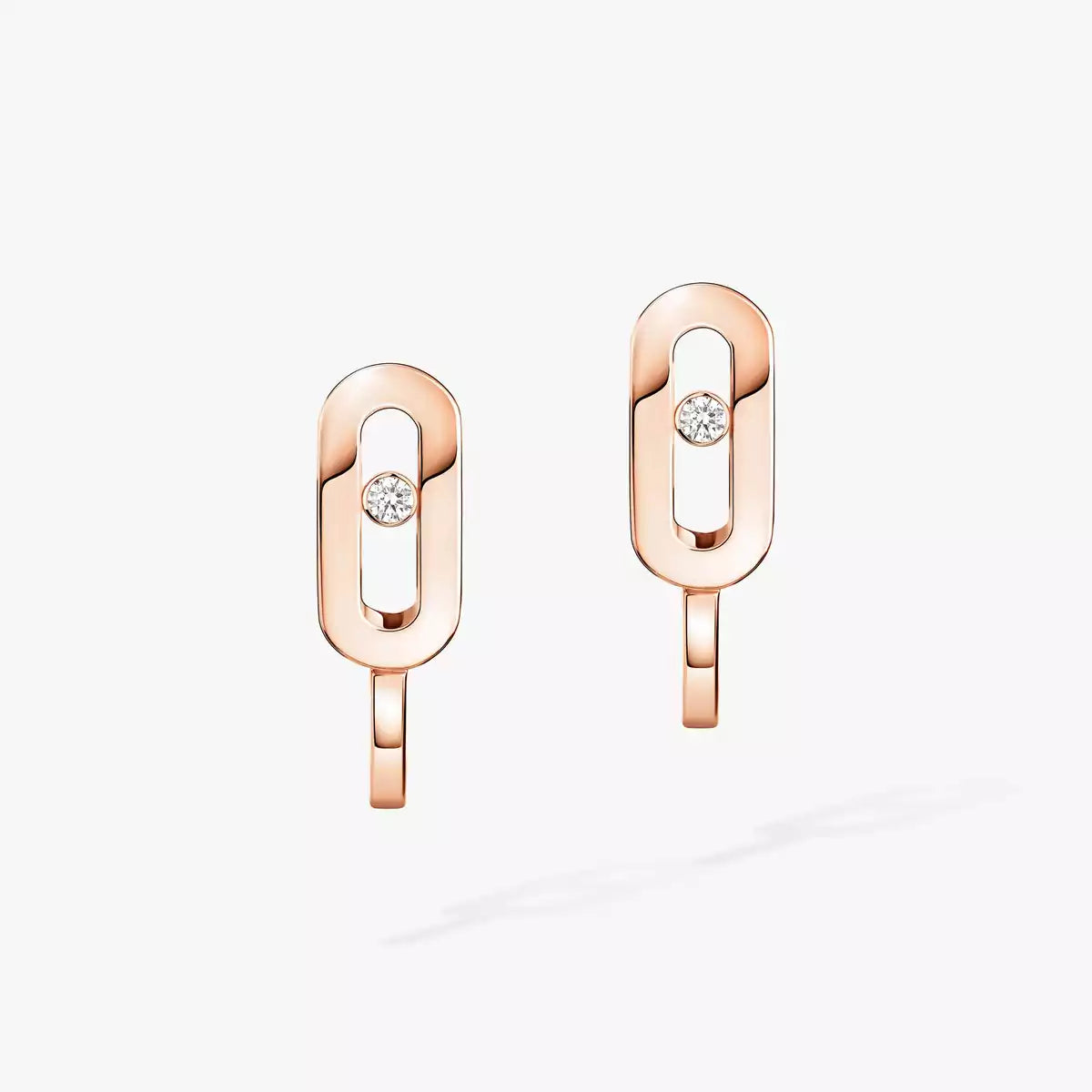 [LUXORA]Diamond Mini Hoop Earrings Move Classique