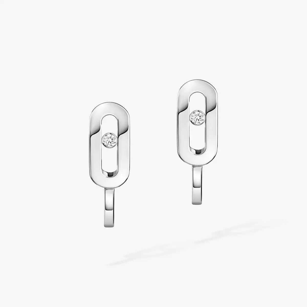 [LUXORA]Diamond Mini Hoop Earrings Move Classique
