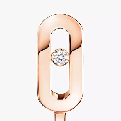 [LUXORA]Diamond Mini Hoop Earrings Move Classique