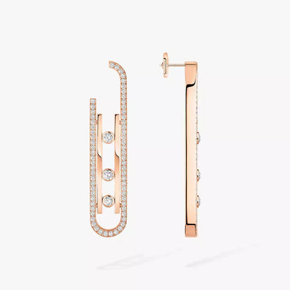 [LUXORA]Diamond Pendant Earrings Move 10Th