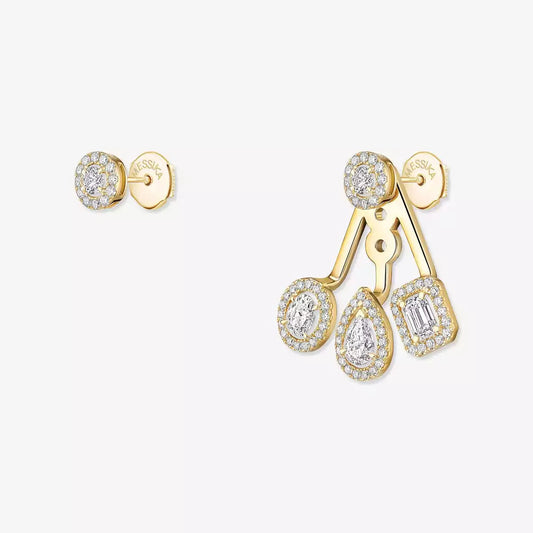 [LUXORA] My Twin Trio  Diamond Earrings