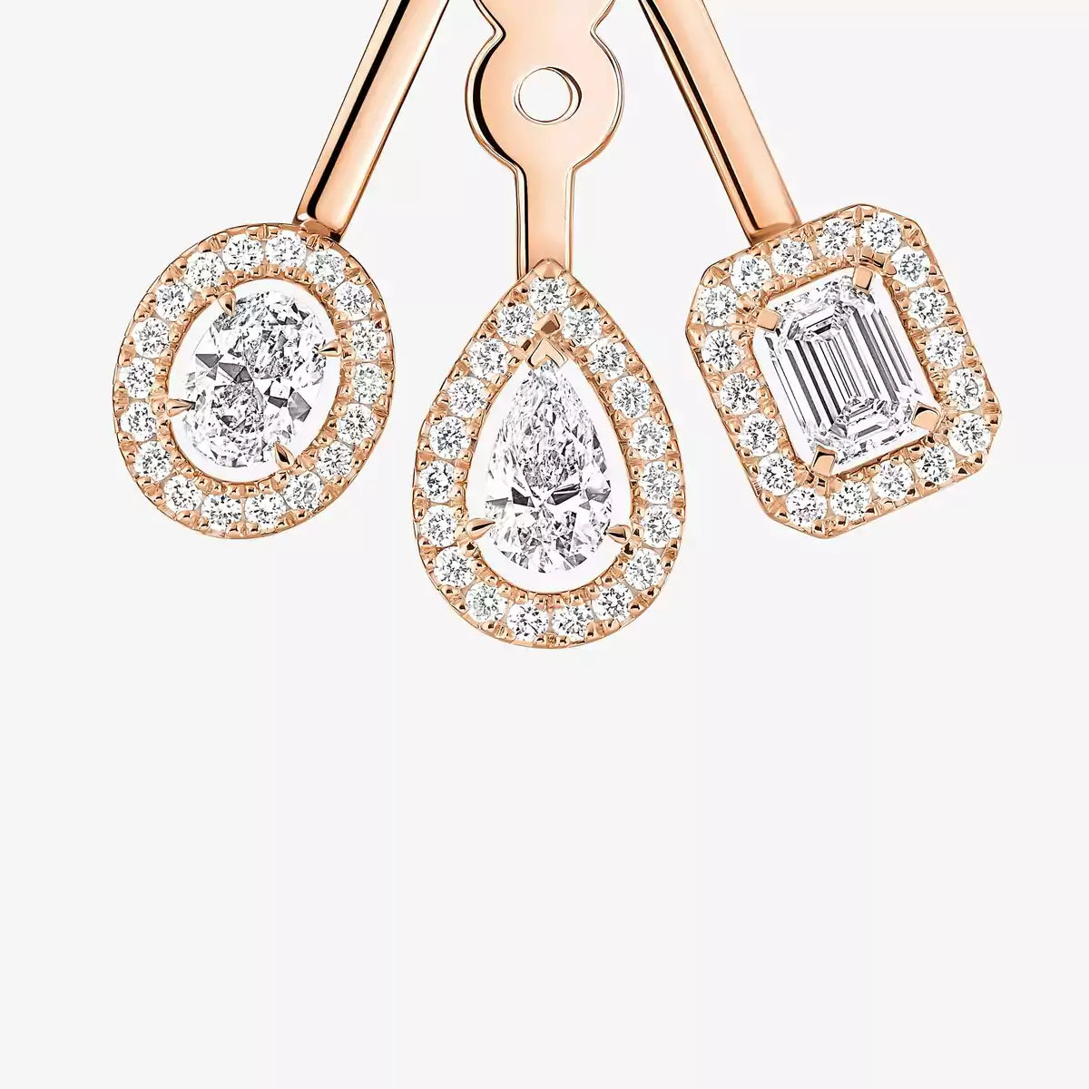 [LUXORA] My Twin Trio  Diamond Earrings