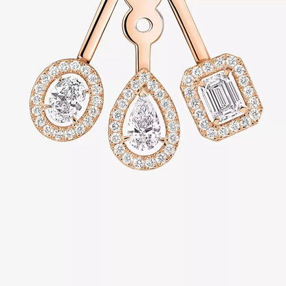 [LUXORA] My Twin Trio  Diamond Earrings