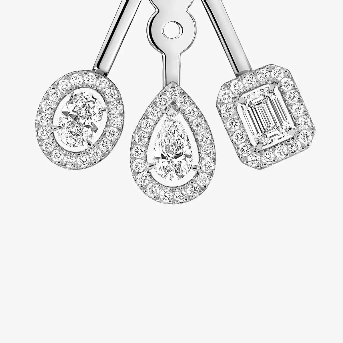 [LUXORA] My Twin Trio  Diamond Earrings