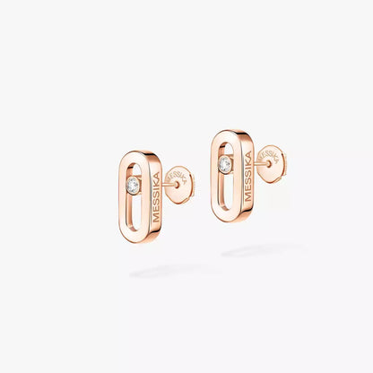 [LUXORA]Move Uno Diamond Stud Earrings