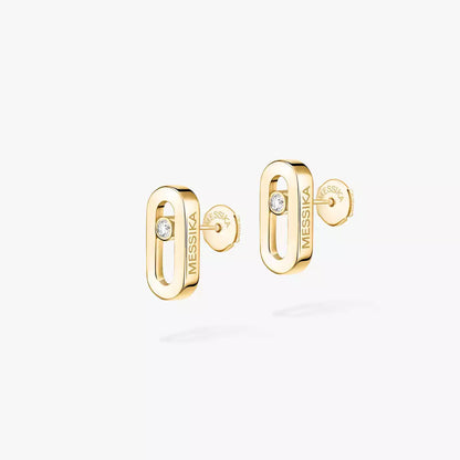 [LUXORA]Move Uno Diamond Stud Earrings
