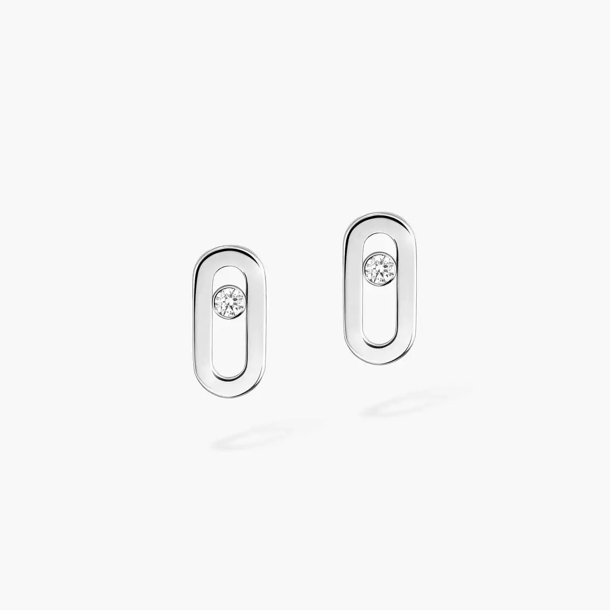 [LUXORA]Move Uno Diamond Stud Earrings