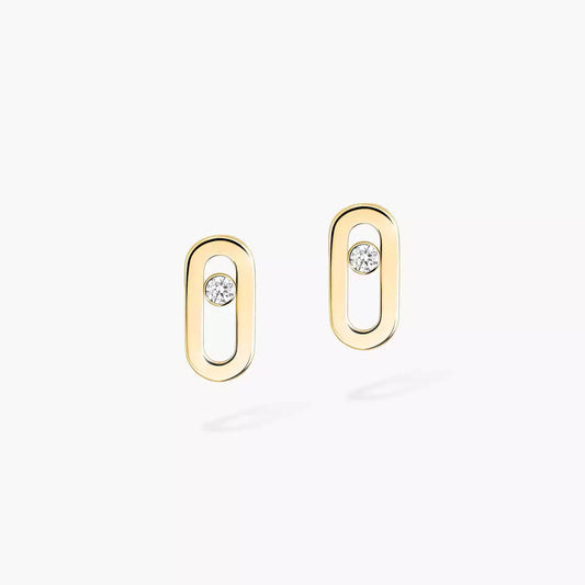 [LUXORA]Move Uno Diamond Stud Earrings