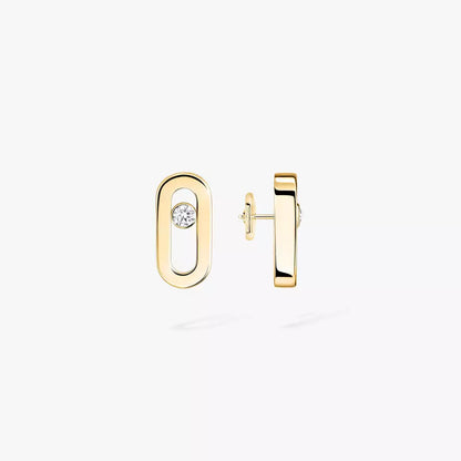 [LUXORA]Move Uno Diamond Stud Earrings