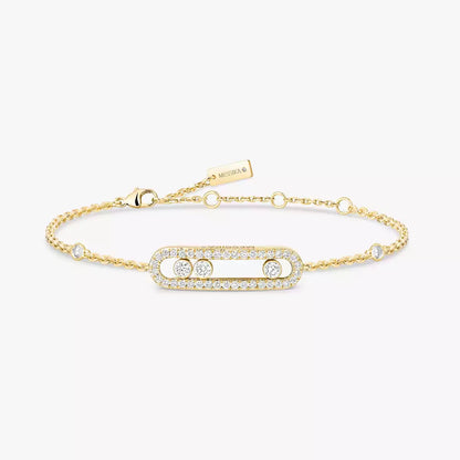 [LUXORA]Pavé Baby Move Diamond Bracelet