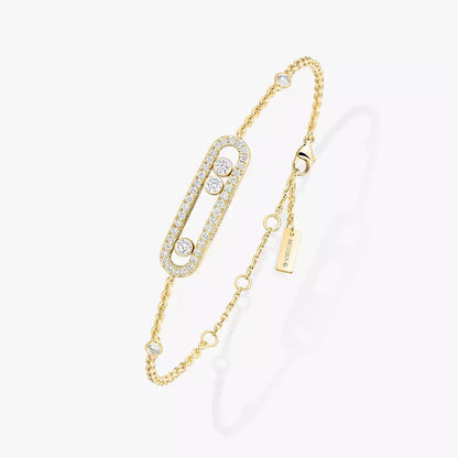 [LUXORA]Pavé Baby Move Diamond Bracelet