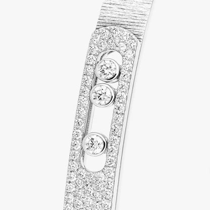 [LUXORA]Move Noa Ciselé half pavé bangle