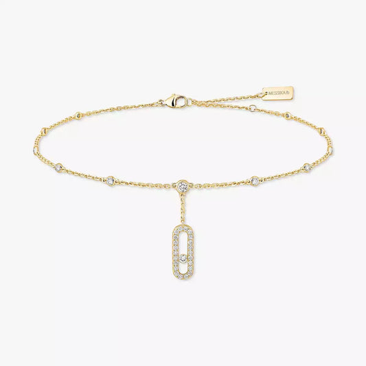 [LUXORA] Move Uno pavé ankle bracelet